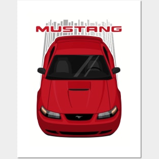 Mustang GT 1999 to 2004 SN95 New Edge - Redfire Posters and Art